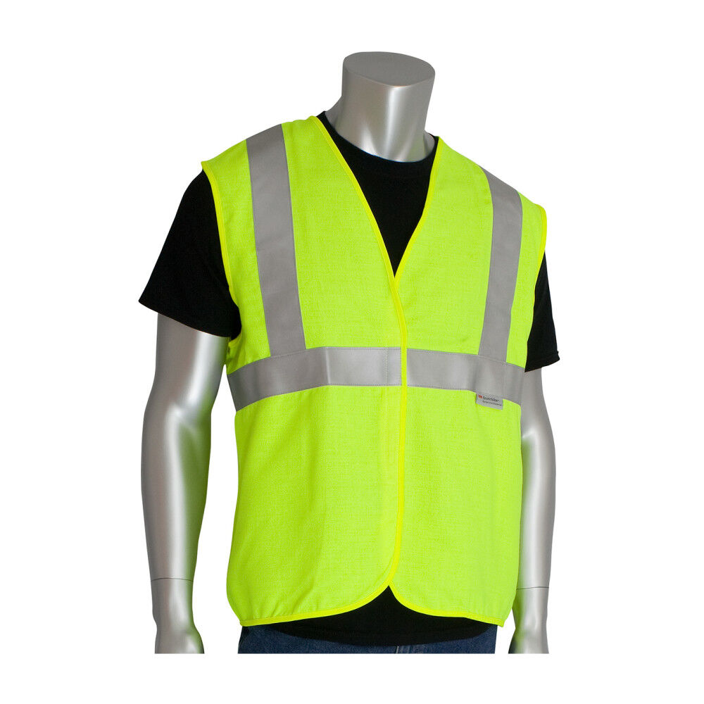 ANSI Type R Class 2 AR/FR Solid Vest Hi Vis Yellow XL 305-2200-XL