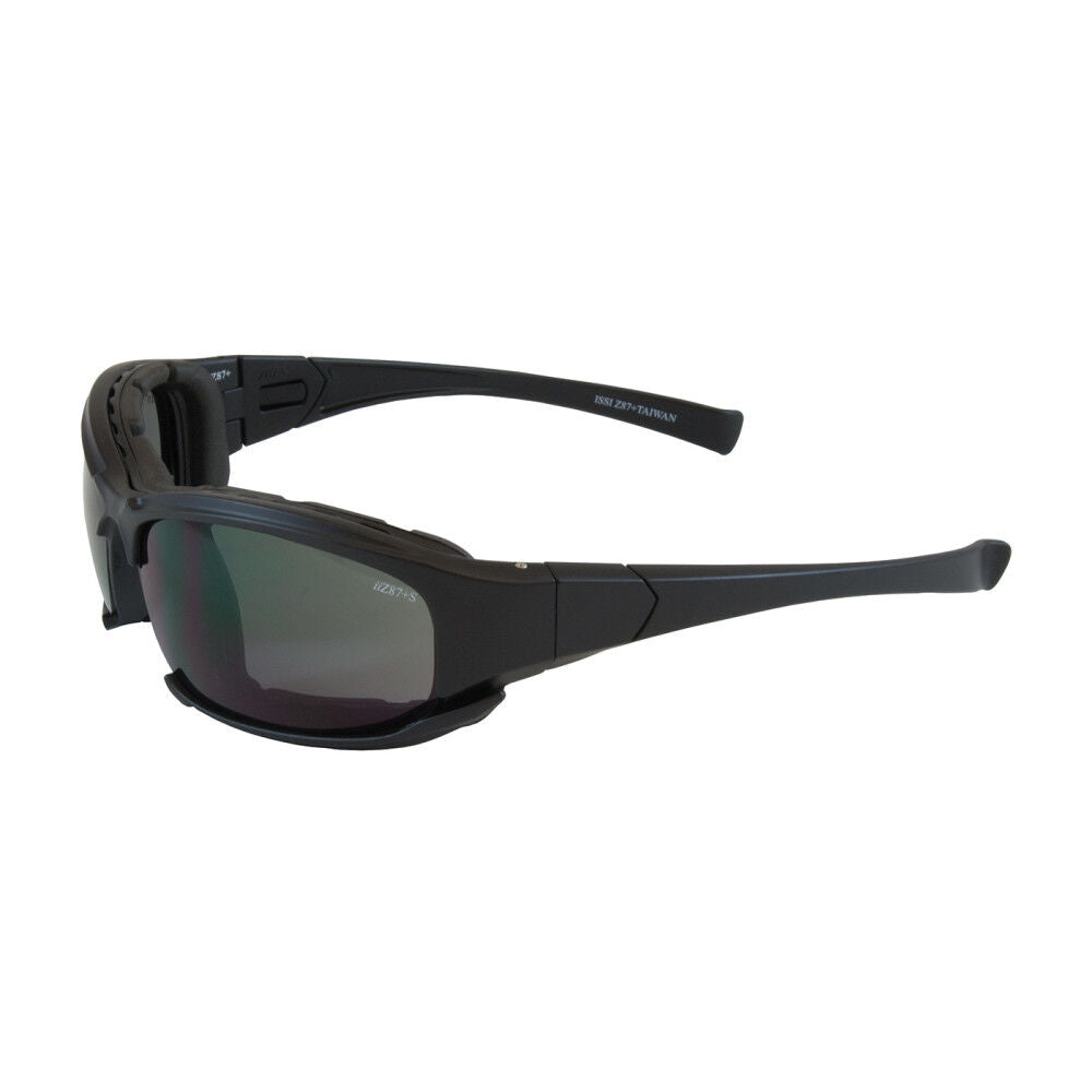 Cefiro Full Frame Safety Glasses with Black Frame & Gray Lens 250-CE-10091