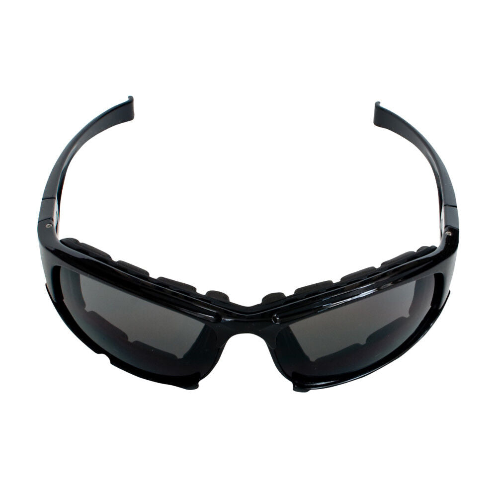 Cefiro Full Frame Safety Glasses with Black Frame & Gray Lens 250-CE-10091