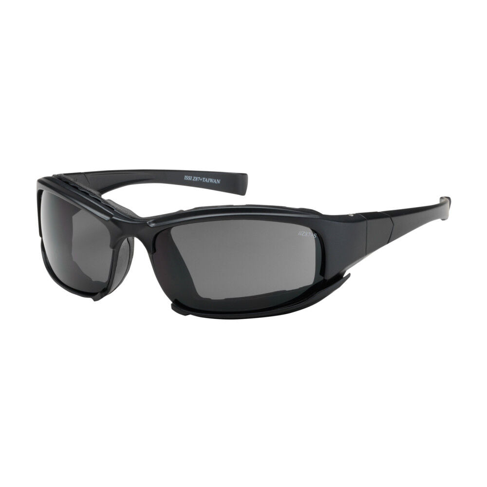 Cefiro Full Frame Safety Glasses with Black Frame & Gray Lens 250-CE-10091