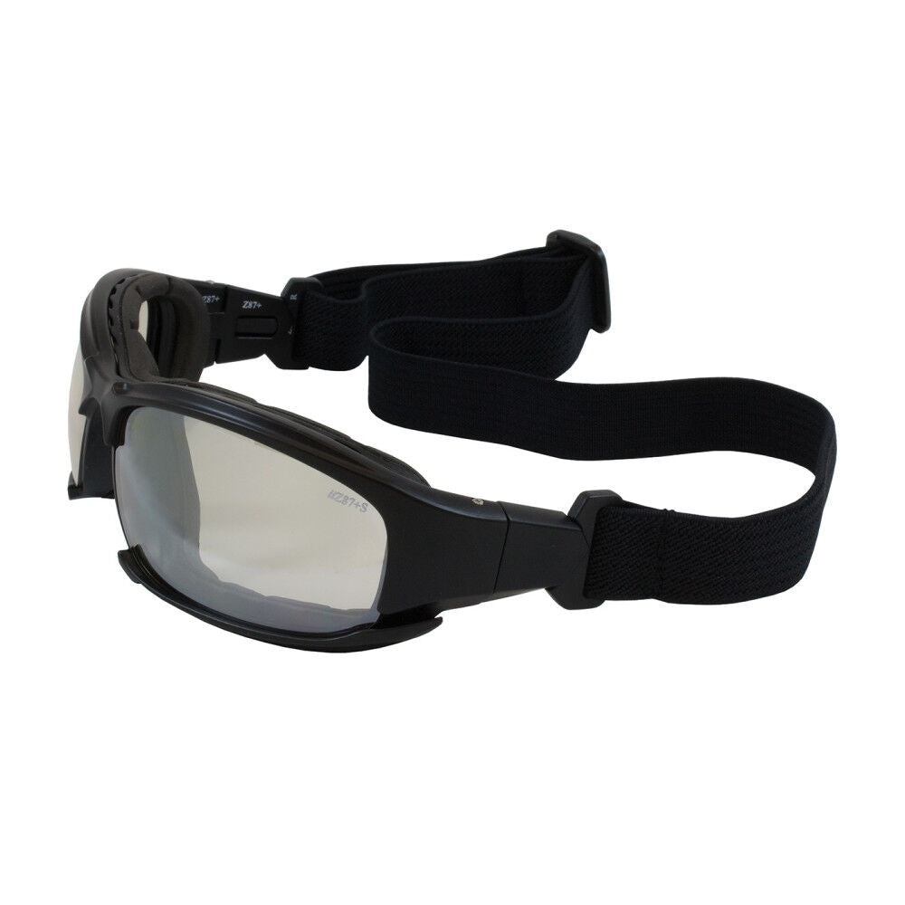 Cefiro Full Frame Safety Glasses with Black Frame & I/O Lens 250-CE-10092