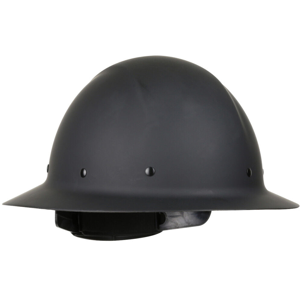Dynamic Wolfjaw Hard Hat Matte Black Full Brim Smooth Dome 280-HP1481R-11