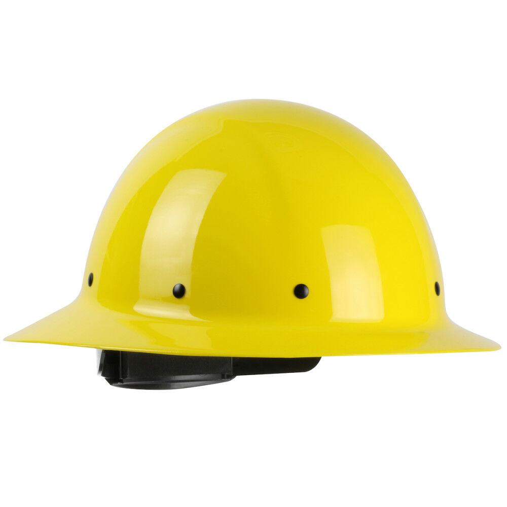 Dynamic Wolfjaw Hard Hat Yellow Full Brim Smooth Dome 280-HP1481R-02