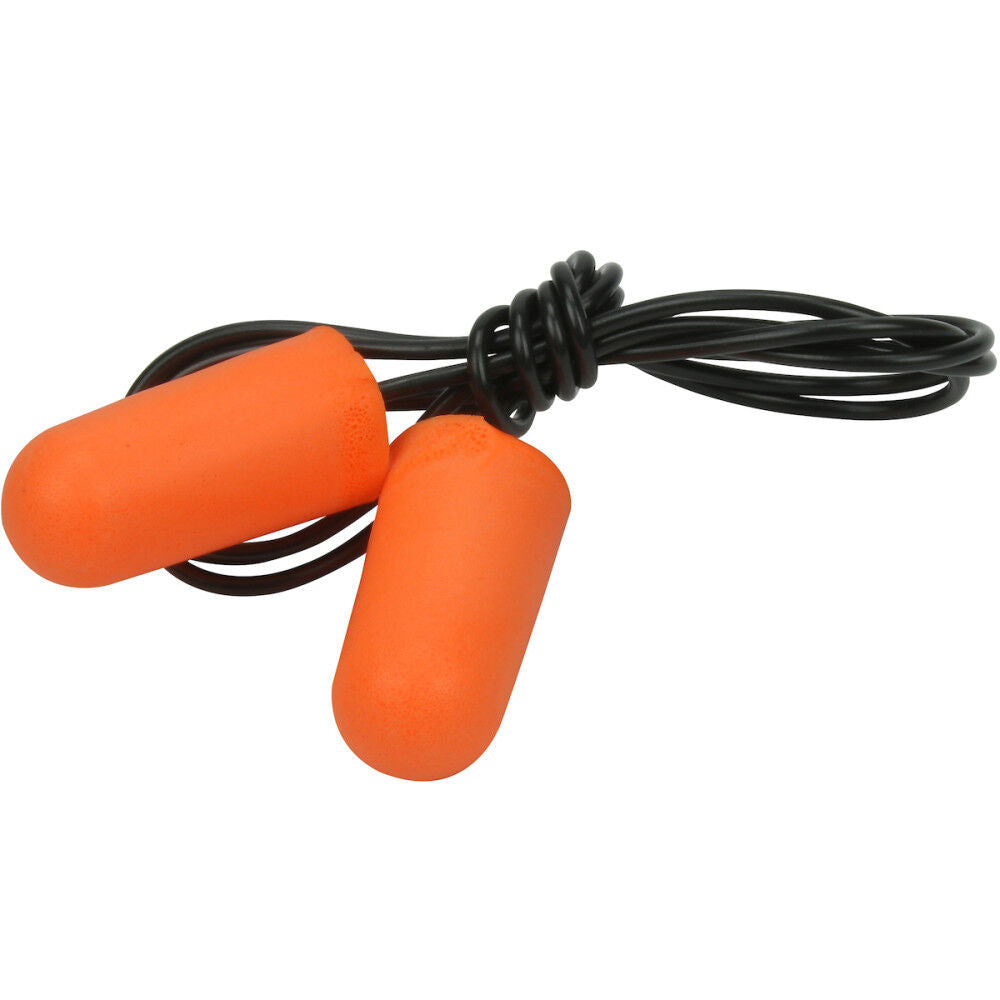 Ear Plug Mega Bullet Orange Disposable Soft PU Foam Corded 267-HPF210C