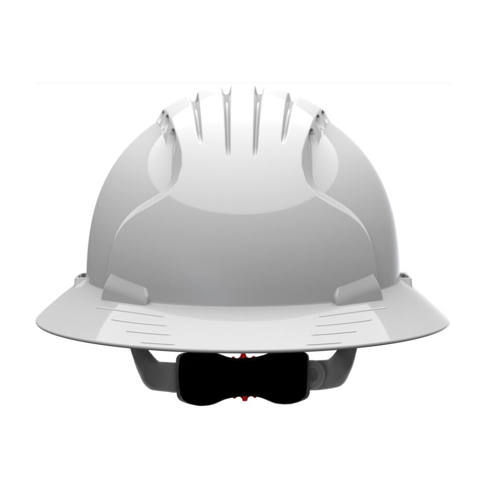 Evolution Deluxe 6161 White Vented Full Brim Hard Hat 280-EV6161V-10