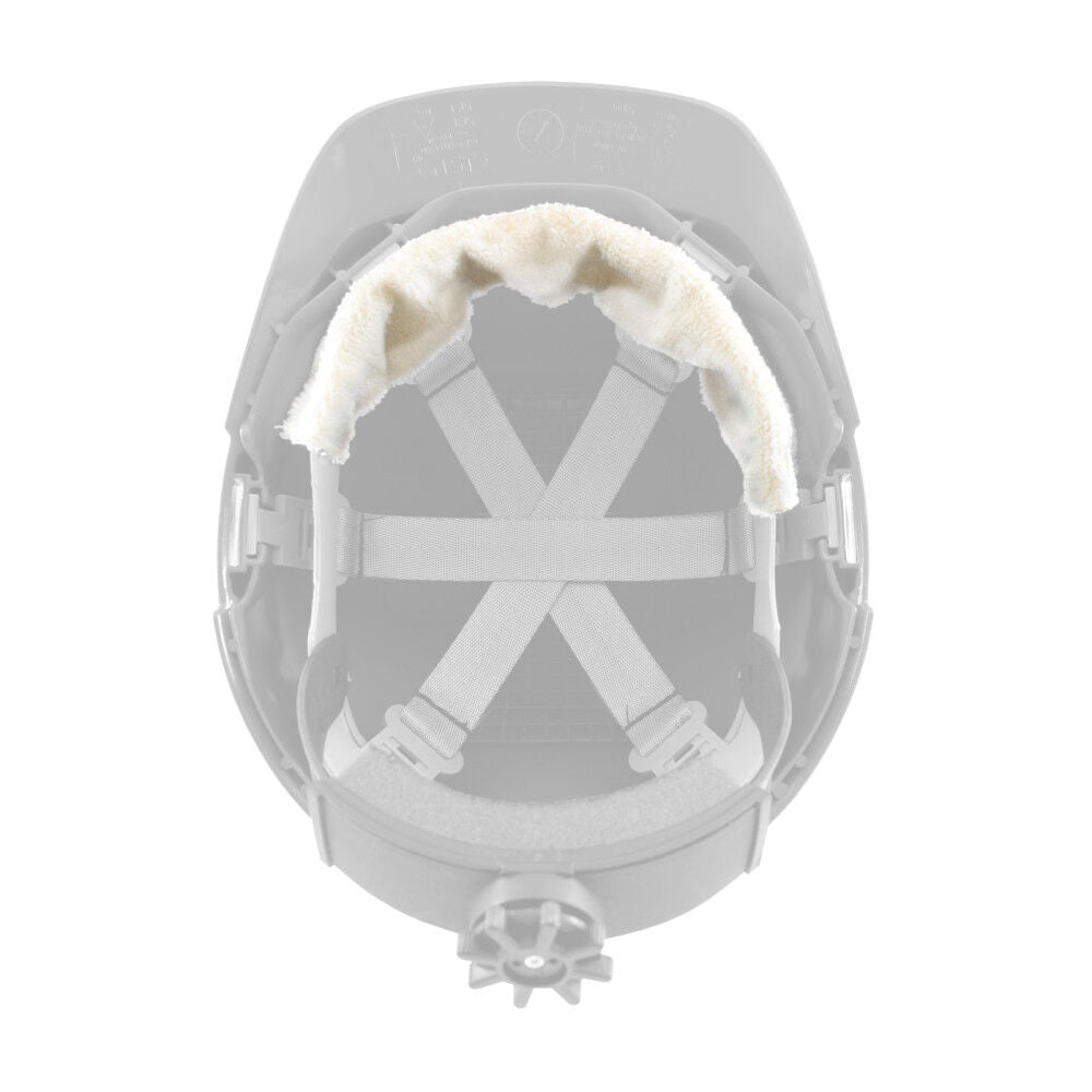 EZ Cool Terry Cloth Sweatband For Hard Hat Beige 396-20870-BGE