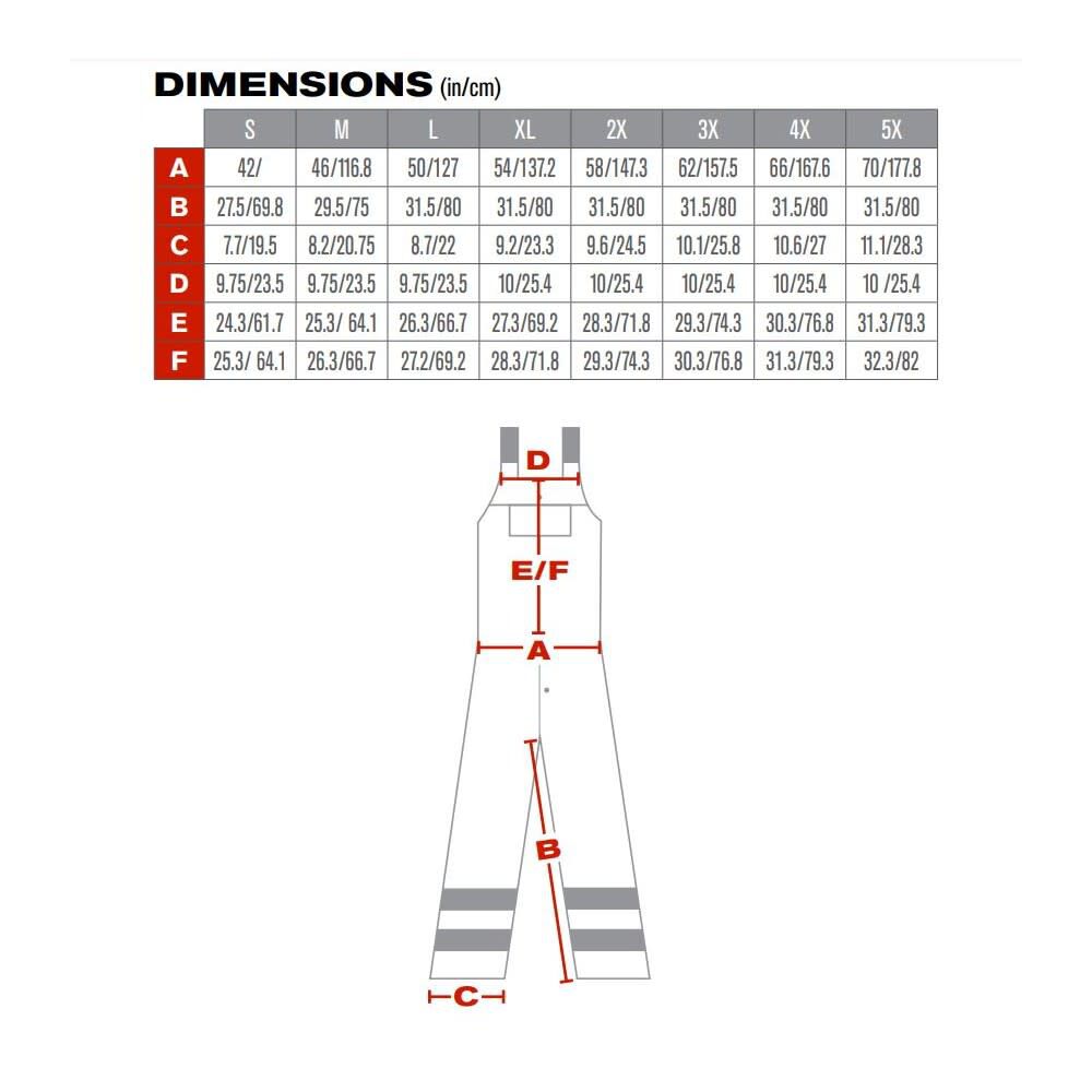 Falcon VizPLUS ANSI Breathable Bib Hi Vis Yellow Large 353-2001-LY/L