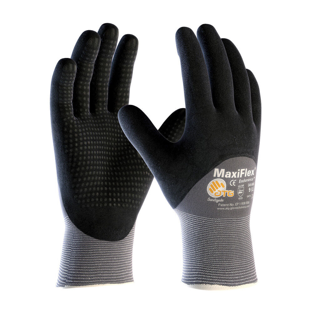 Gray Maxiflex Gloves 34-845/P899