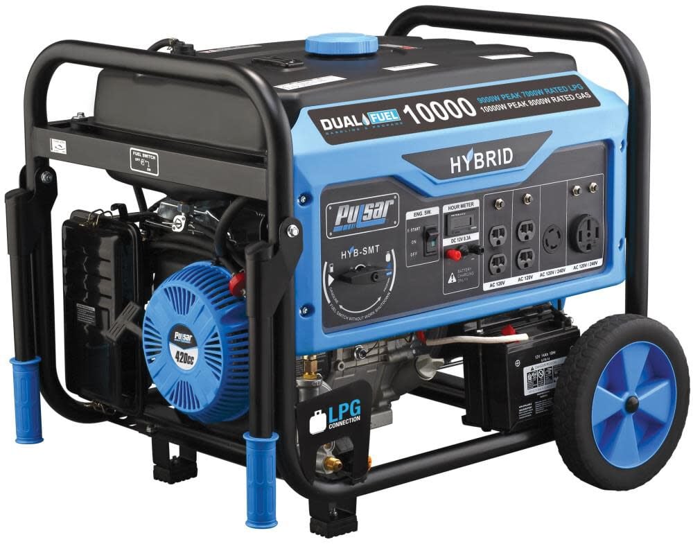 10000 Watt Dual Fuel Generator PG10000B16