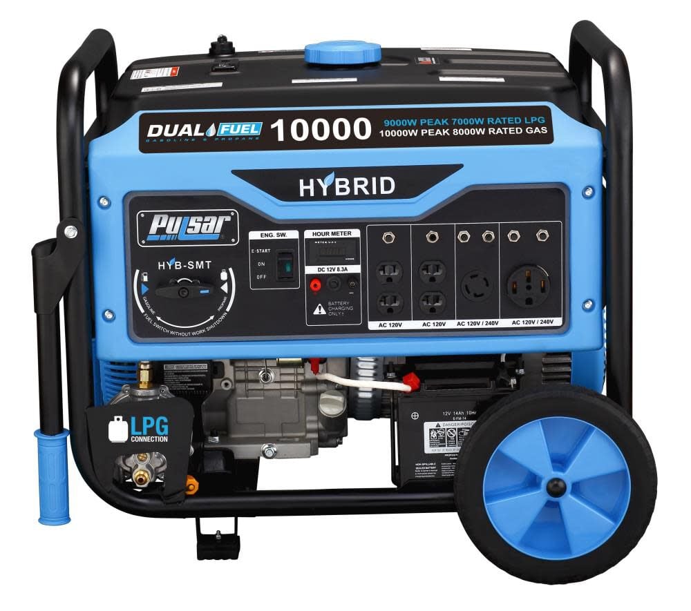 10000 Watt Dual Fuel Generator PG10000B16