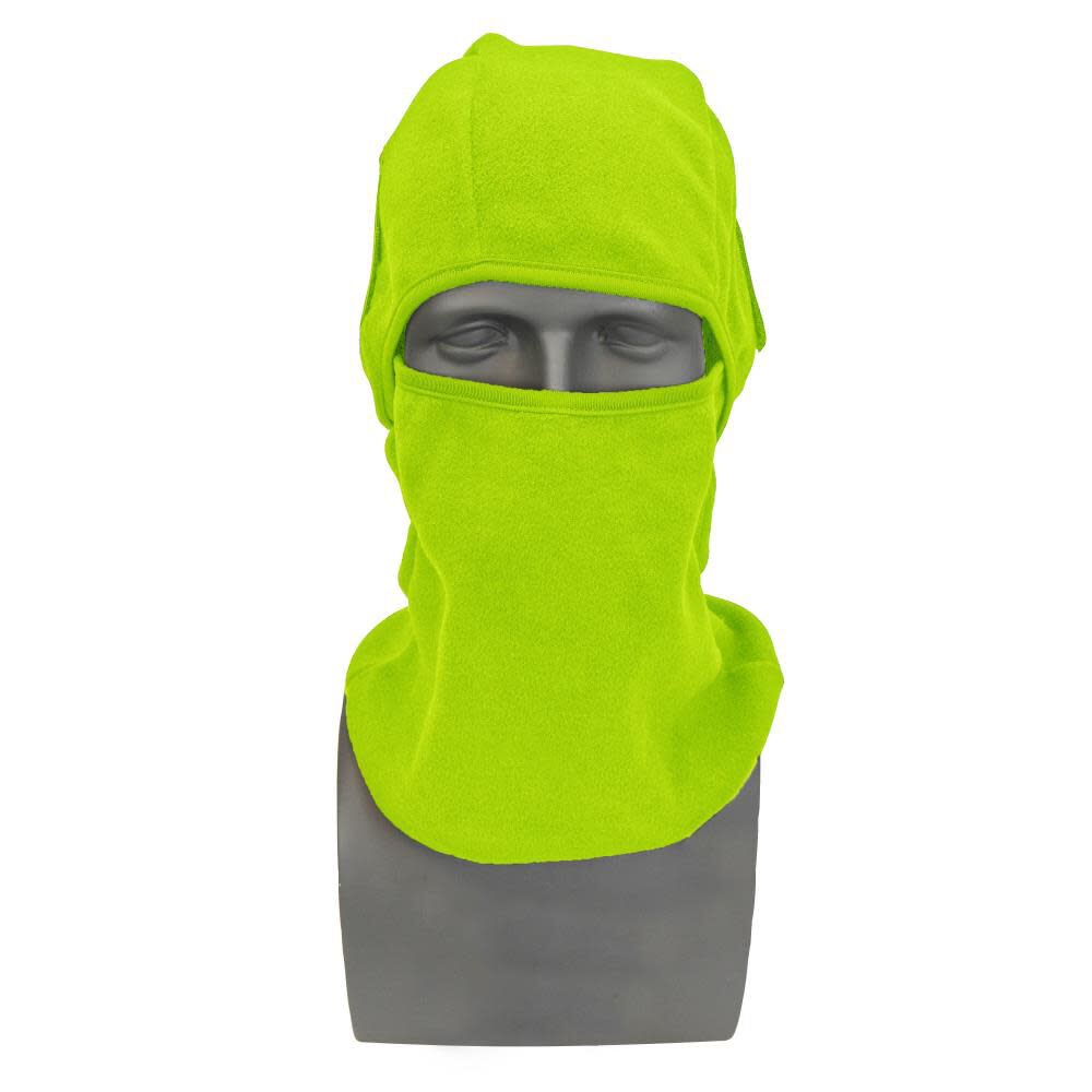 Nordic Blaze 3 in 1 Fleece Balaclava High Visibility Green Universal Size RWL26HVG