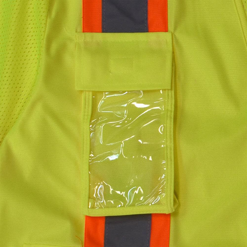 SV63 Two Tone Surveyor Type R Class 3 Two Tone Safety Vest, Green, Medium SV63GM
