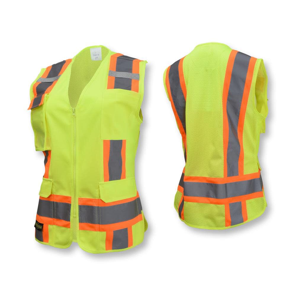 Two Tone Surveyor Type R Class 2 Womens Safety Vest SV6WGR002
