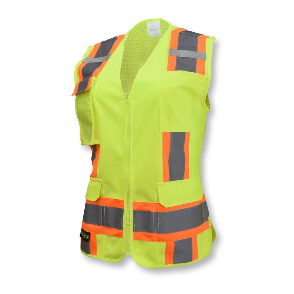 Two Tone Surveyor Type R Class 2 Womens Safety Vest SV6WGR002