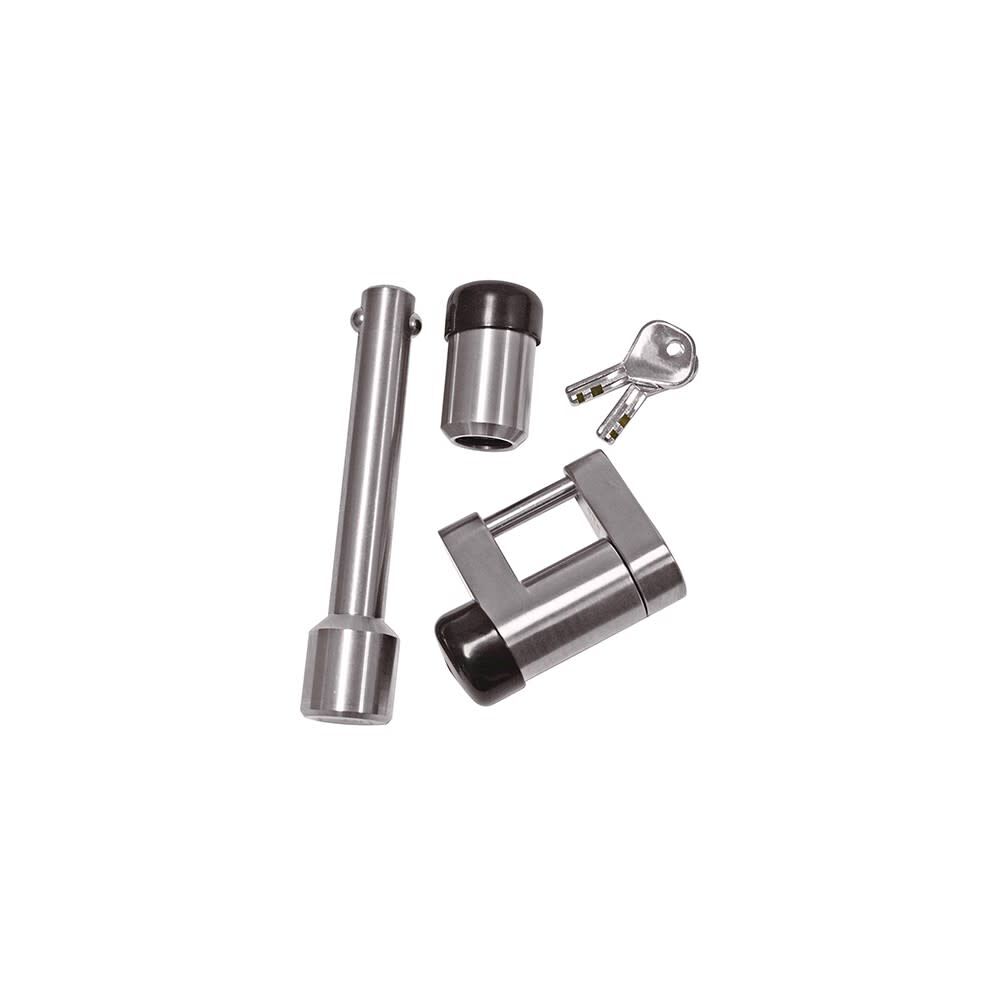 5/8in Chrome Keyed Alike Receiver/Coupler Combo Lock Set 8312621