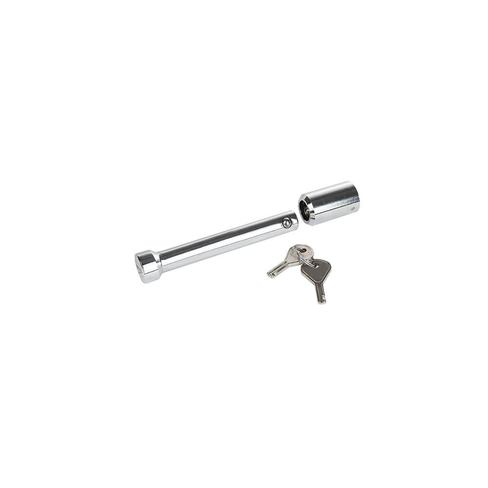 5/8in Chrome Trailer Hitch Lock Fits 2 1/2in Receiver 8049925