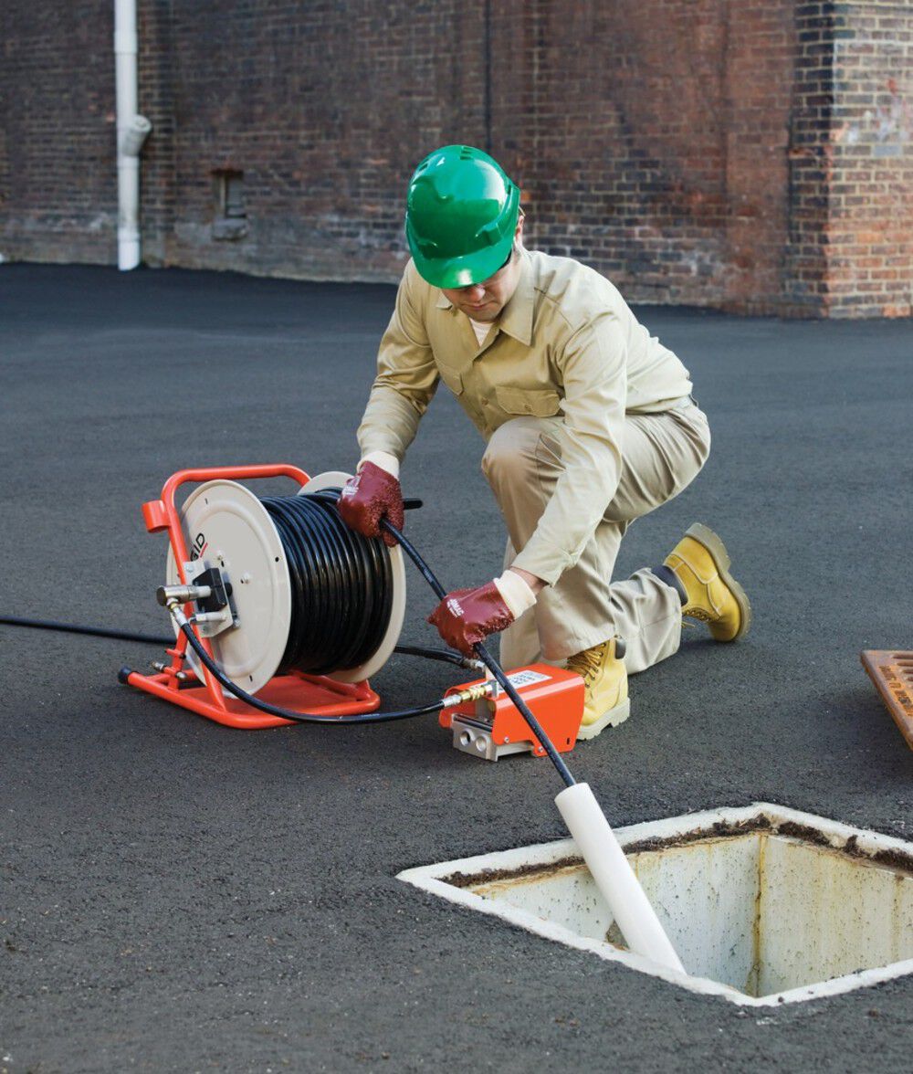 KJ-3100 Portable Water Jetter 3000 PSI 5.5 GPM with Hose Reel 37413