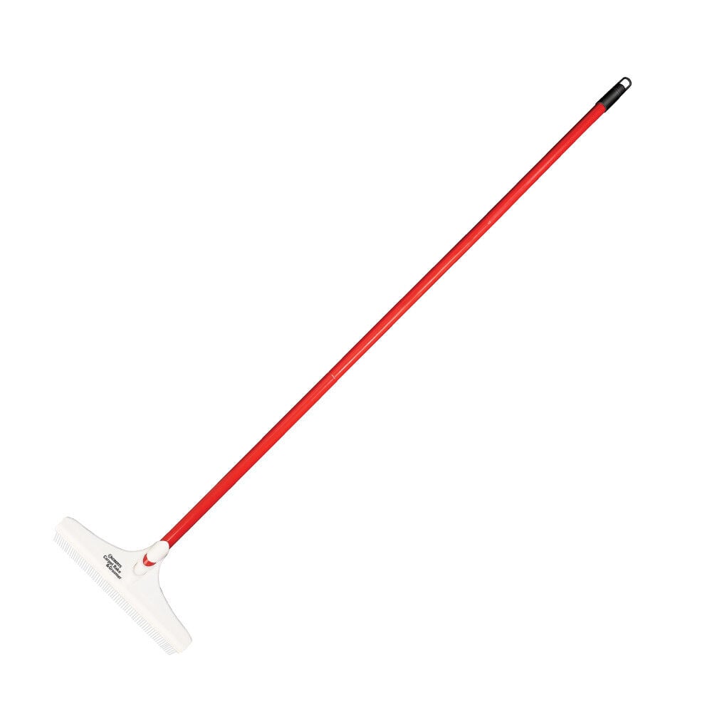 12 Inch Carpet Rake and Groomer with 51 Inch Handle 70-127-3
