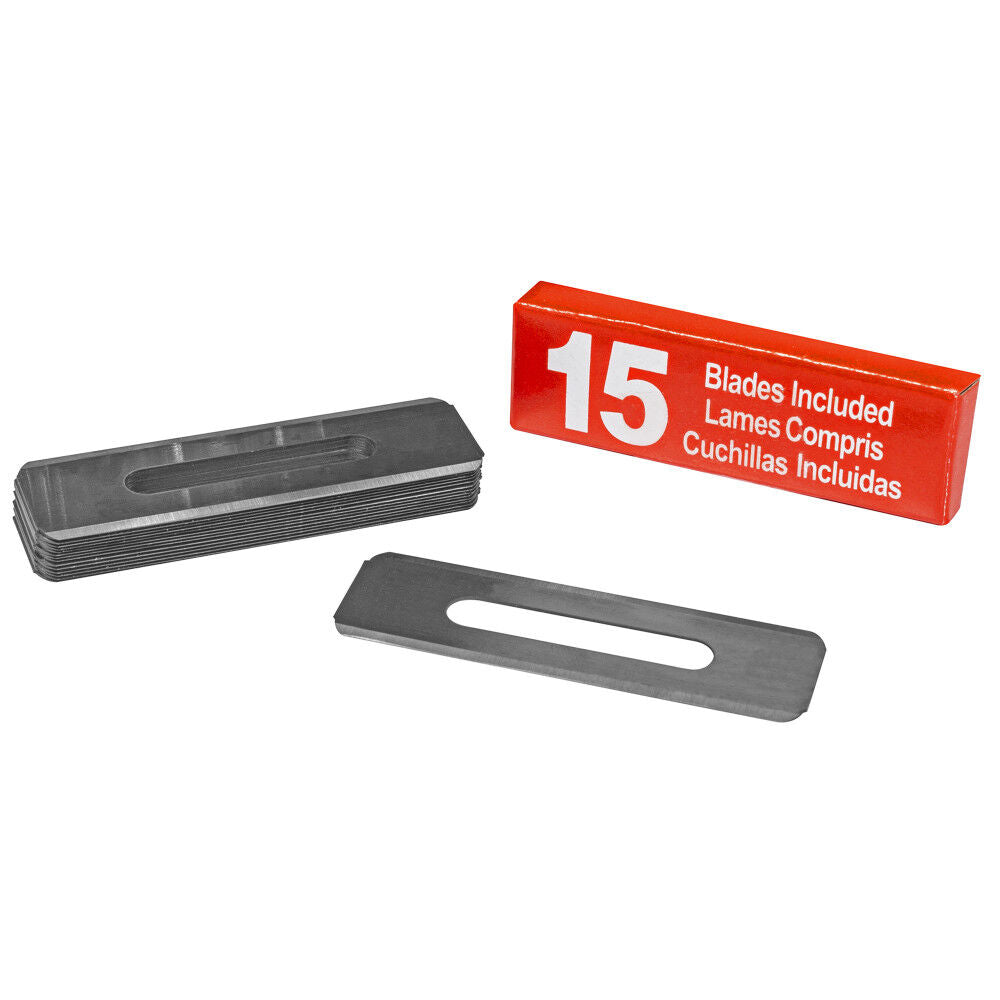 Cushion Back Carpet Cutter with 15 Heavy Duty Slotted Blades 10-146-3