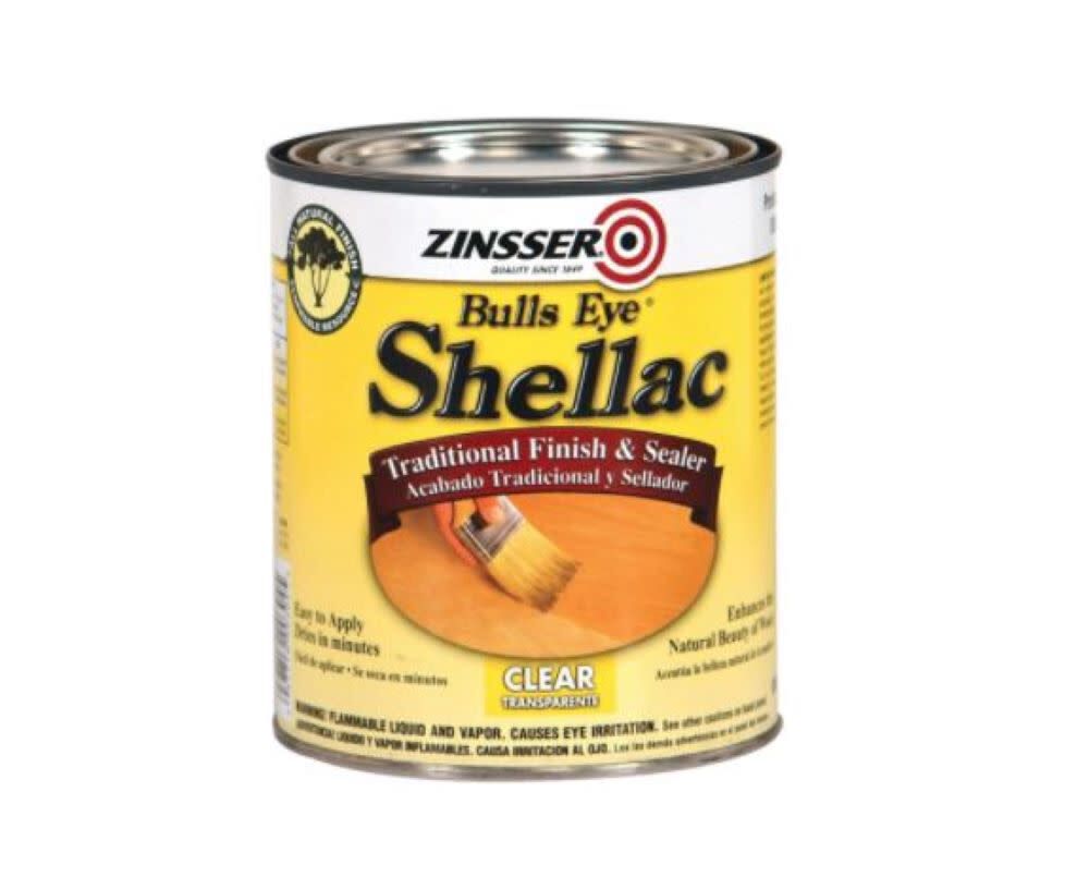 Rockler Zinsser Bulls Eye Clear Shellac 1 Quart 16015