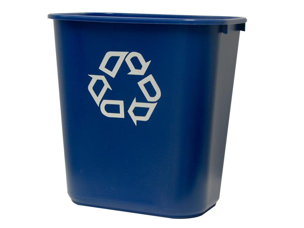 28-1/8 qt Desk Side Recycling Container FG295673BLUE