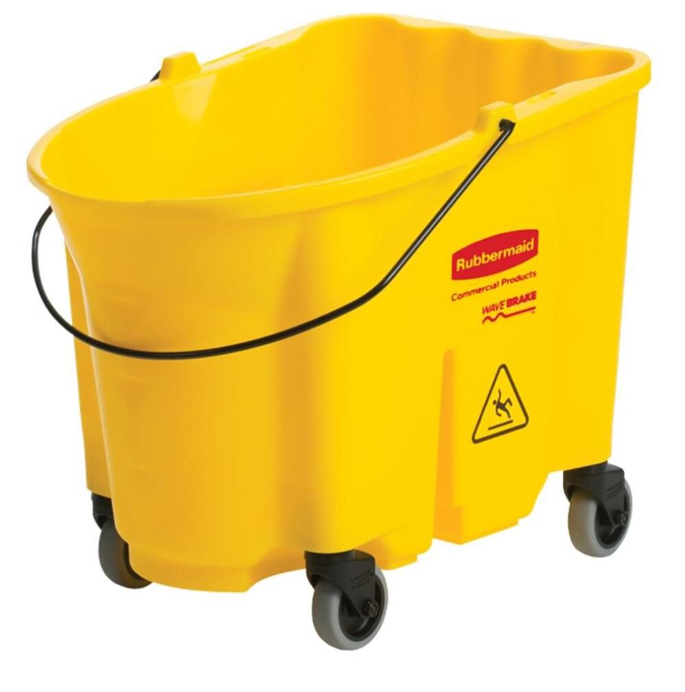 35 qt WaveBrake Bucket with Caster Kit FG757088YEL