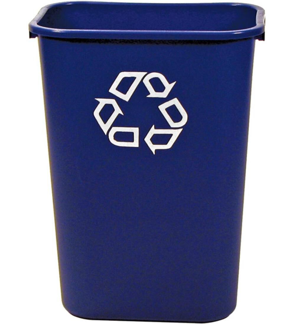 41 qt Large Recycle Desk Side Container FG295773BLUE