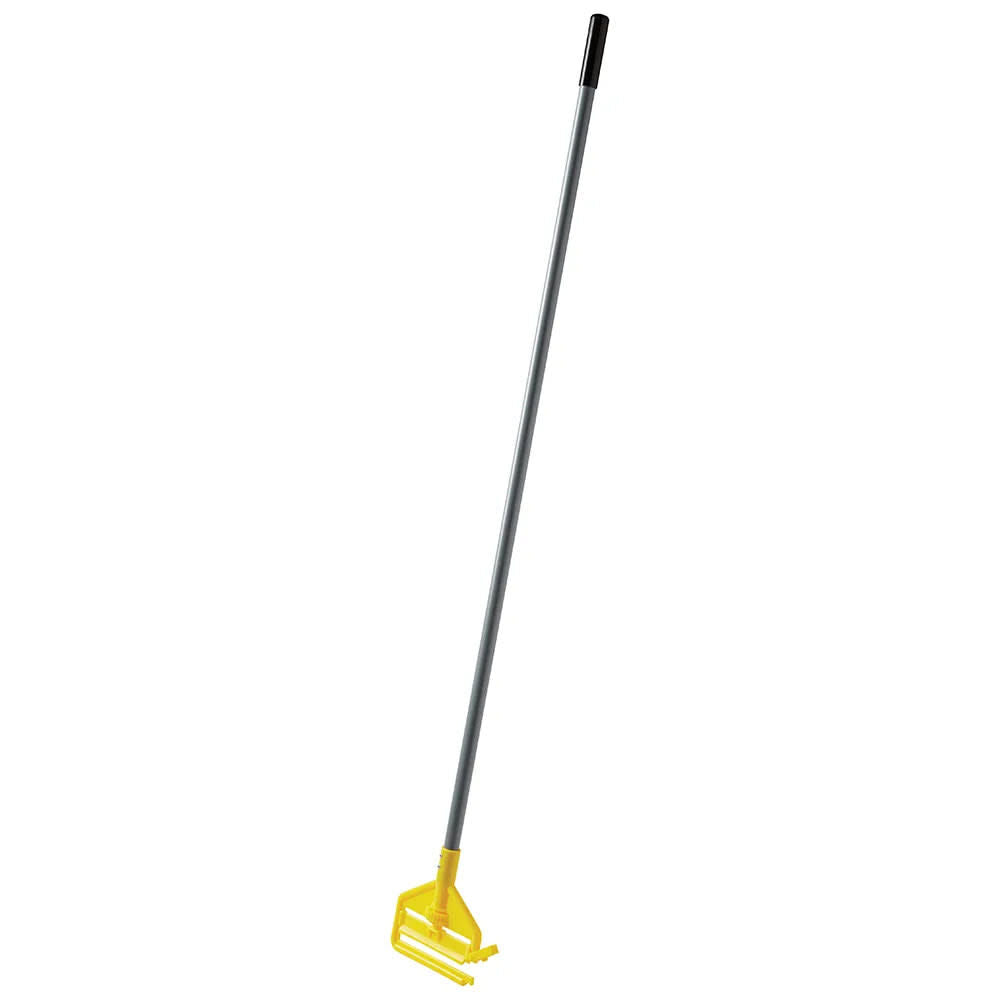 60in Gray Fiberglass Side-Gate Wet Mop Handle FGH14600GY00