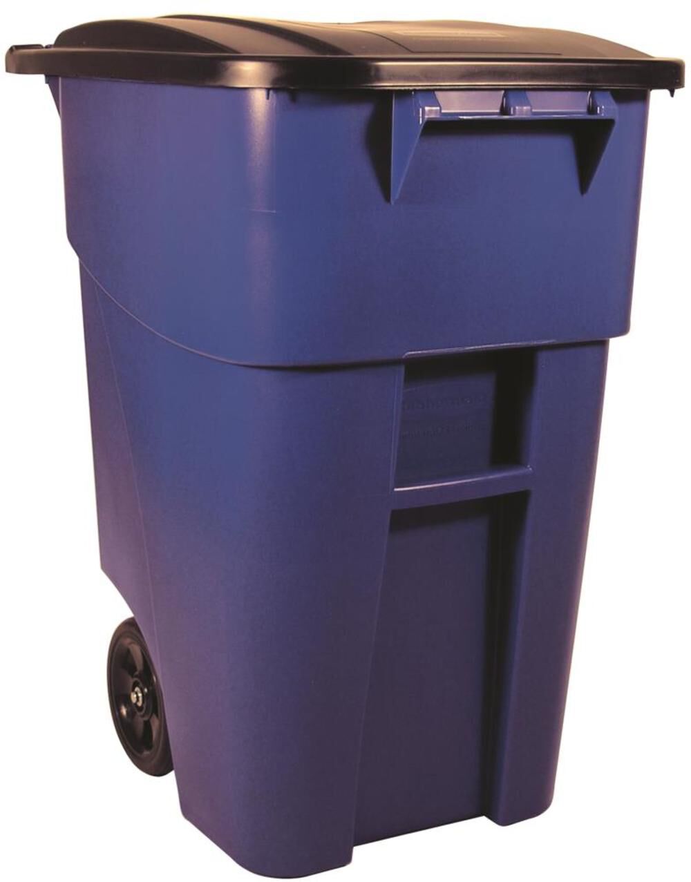 BRUTE Roll Out Container with Lid FG9W2773BLUE