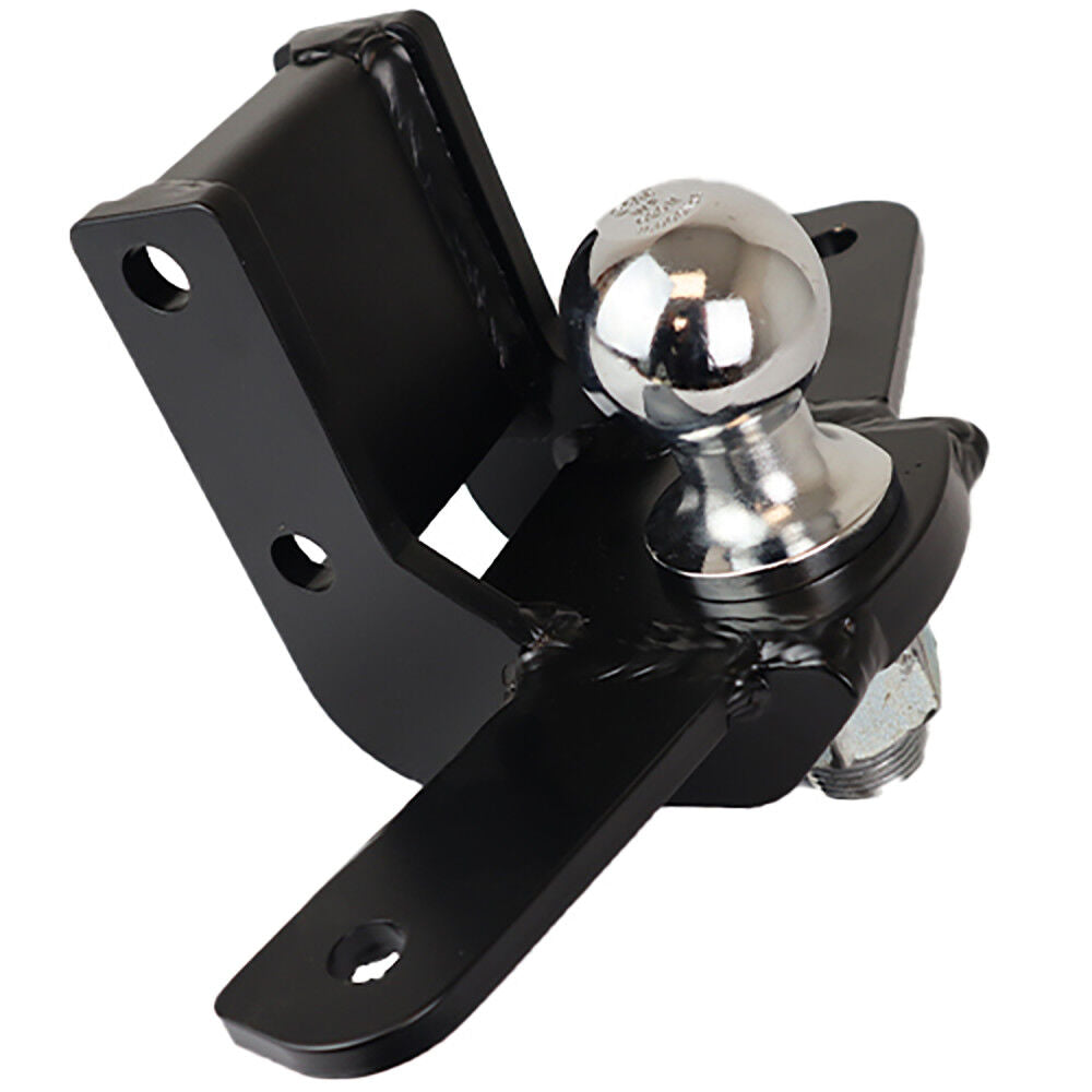 HD 20K Max Black 2.5 Inch Air Receiver Hitch & Drop Sway Bar Tab Ball Mount 2 Inch Hitch Balls SH-HDMB640-250-2SC