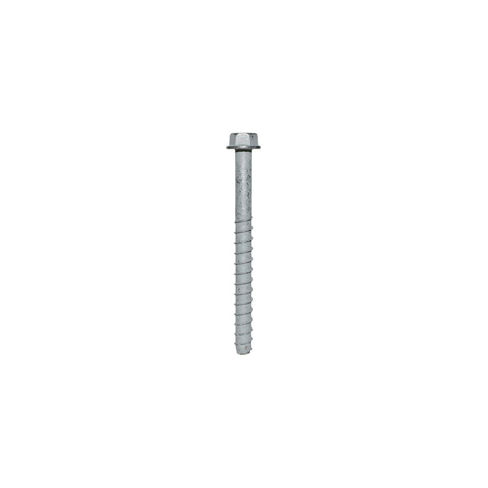 Titen HD 1/2 x 6in Galvanized Carbon Steel Screw Anchor 20pk THD50600HMG