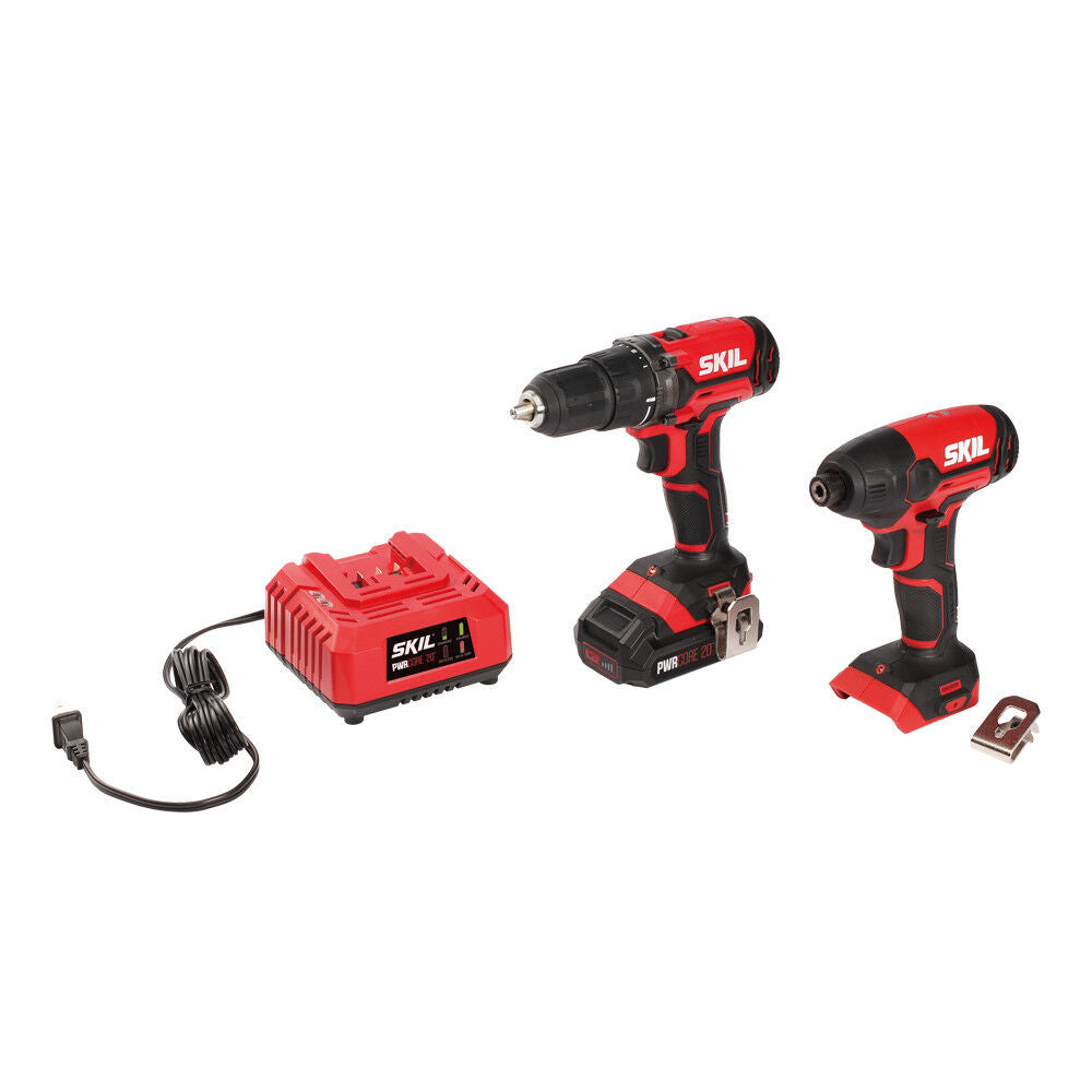 PWR CORE 20-volt 2-Tool Power Tool Combo Kit (1-Battery Included and Charger Included) CB739001