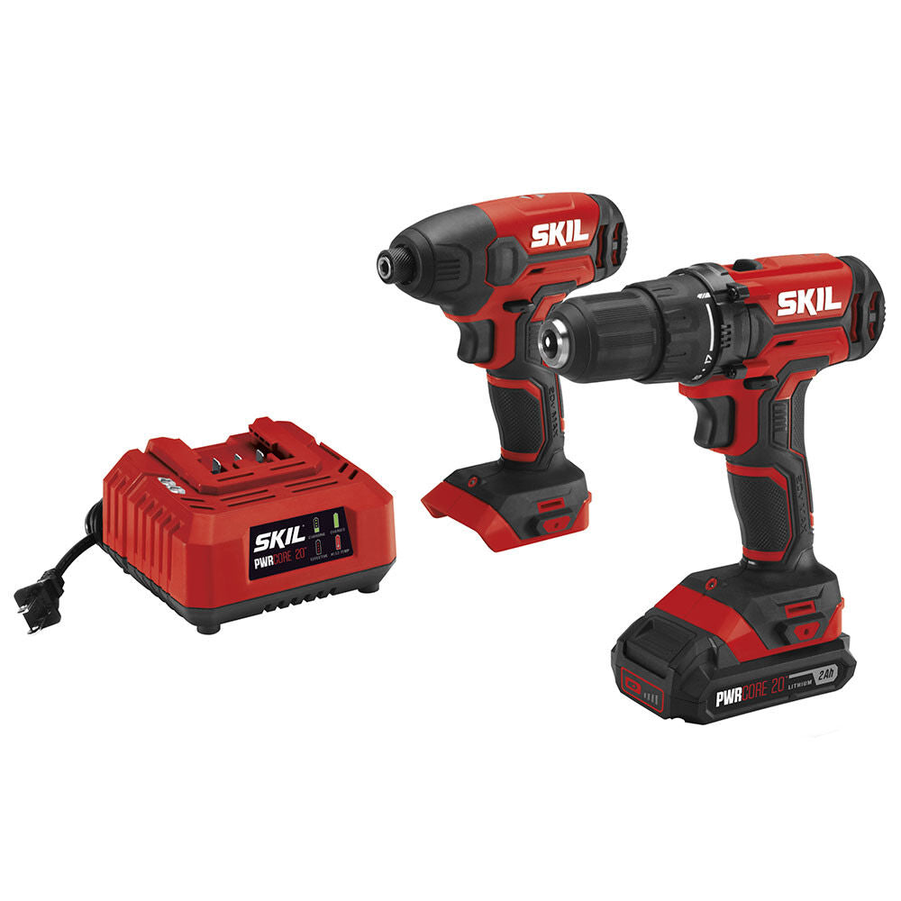 PWR CORE 20-volt 2-Tool Power Tool Combo Kit (1-Battery Included and Charger Included) CB739001