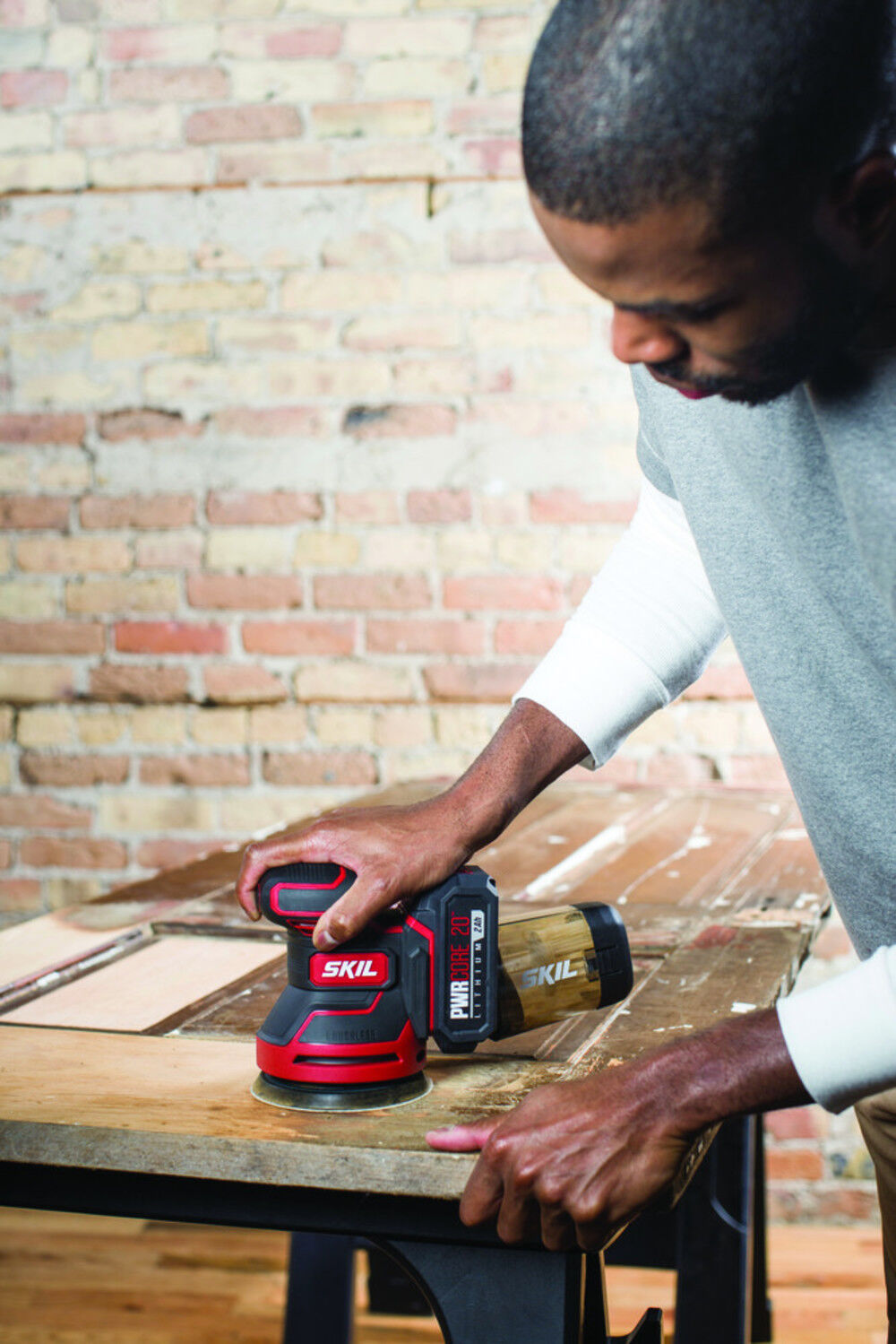 PWR CORE 20-Volt Cordless Variable Speed Random Orbital Sander with Dust Management SR660302