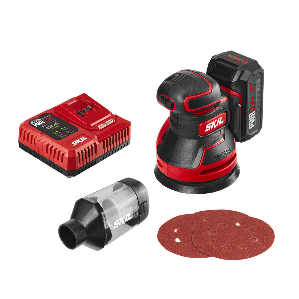 PWR CORE 20-Volt Cordless Variable Speed Random Orbital Sander with Dust Management SR660302