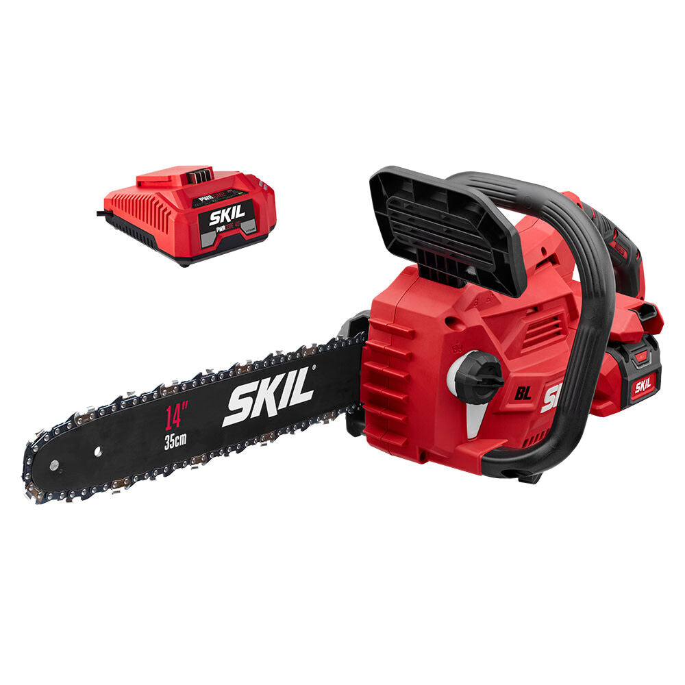 40-volt 14-in Brushless Battery 2.5 Ah Chainsaw (Battery and Charger Included) CS4555-10