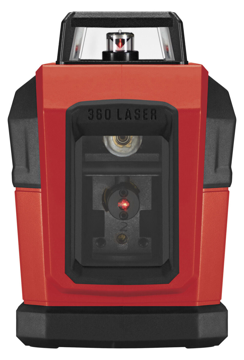 Red 65-ft Self-Leveling Indoor 360 Beam Cross-line Laser Level Kit LL932201