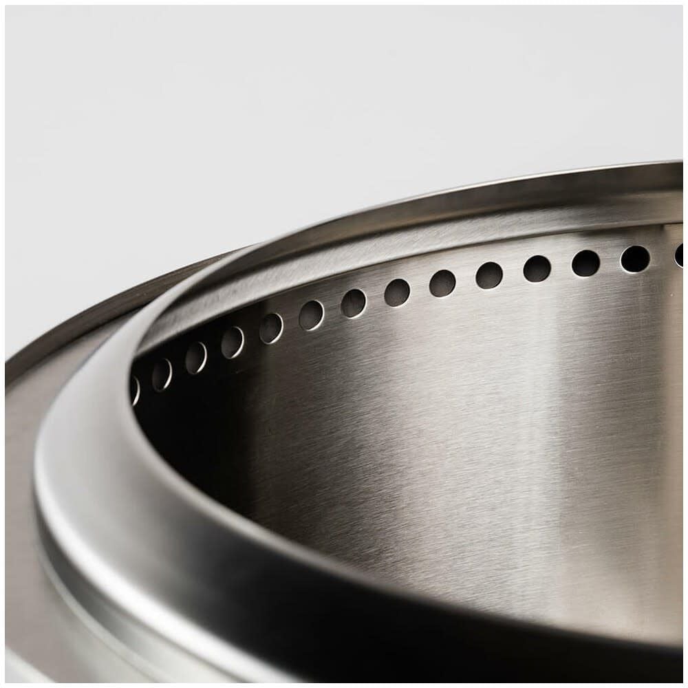 Bonfire 2.0 19 in Stainless Steel Wood Burning Fire Pit with Stand SSBON-SD-2.0