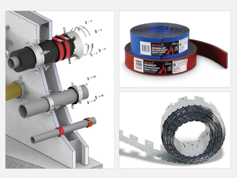 Series SSW Metal Restraining Collar (25' Roll) for Use with SSWRED/SSWRED2 Wrap Strip SSWRC2