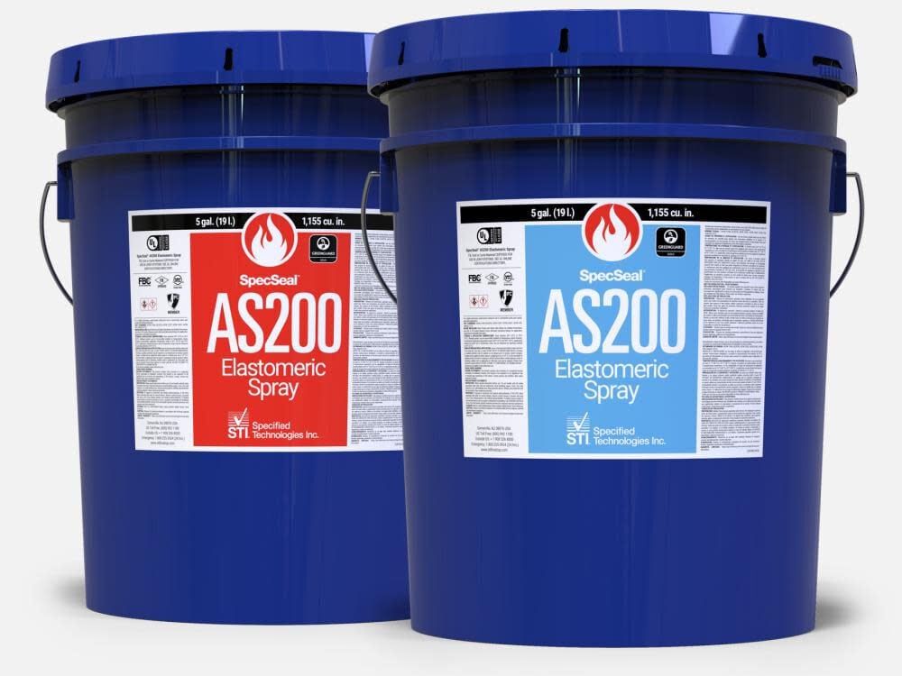 SpecSeal - AS Elastomeric Spray - 5 Gallon Pail 1155 Cu In (19.0 L) - Red Color - AS205R AS205R