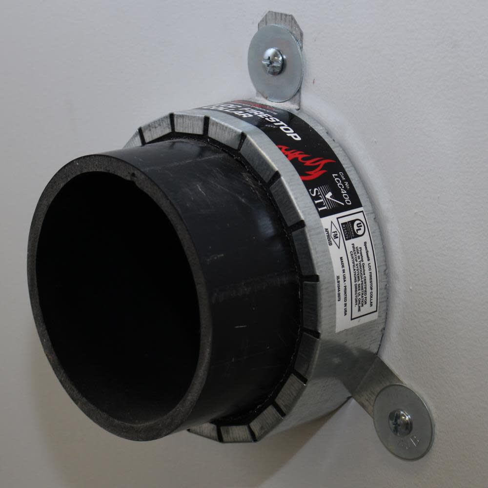 SpecSeal LCC Intumescent Firestop Collars LCC400