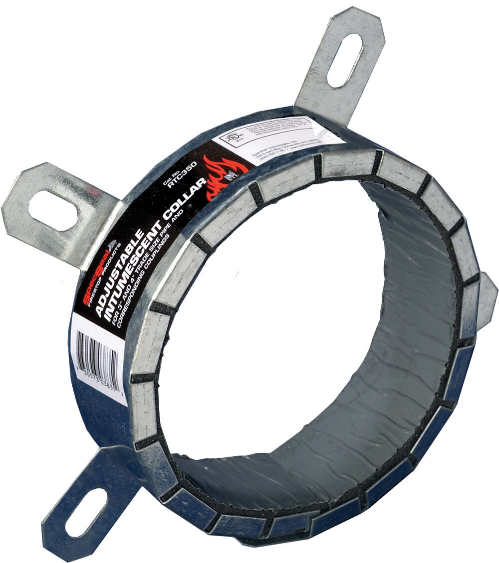 SpecSeal LCC Intumescent Firestop Collars LCC400