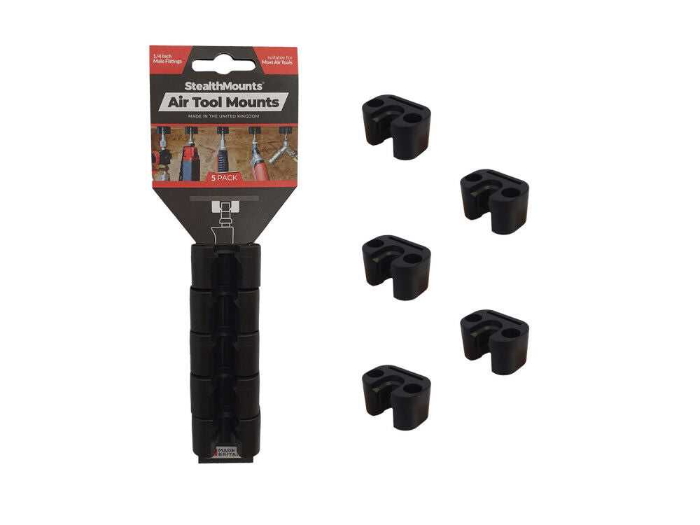 Air Tool Mounts 5pk Black OM-ATM-BLK-5