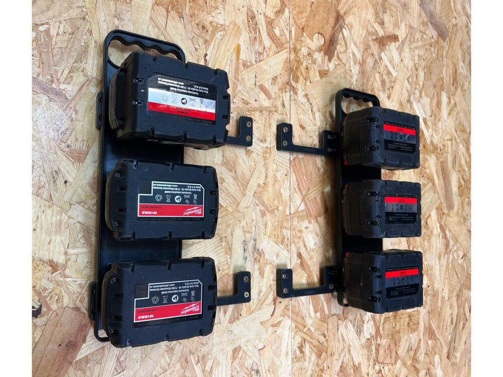 Battery Board with Handle and Feet for Milwaukee Black BD-MW18-HF-1