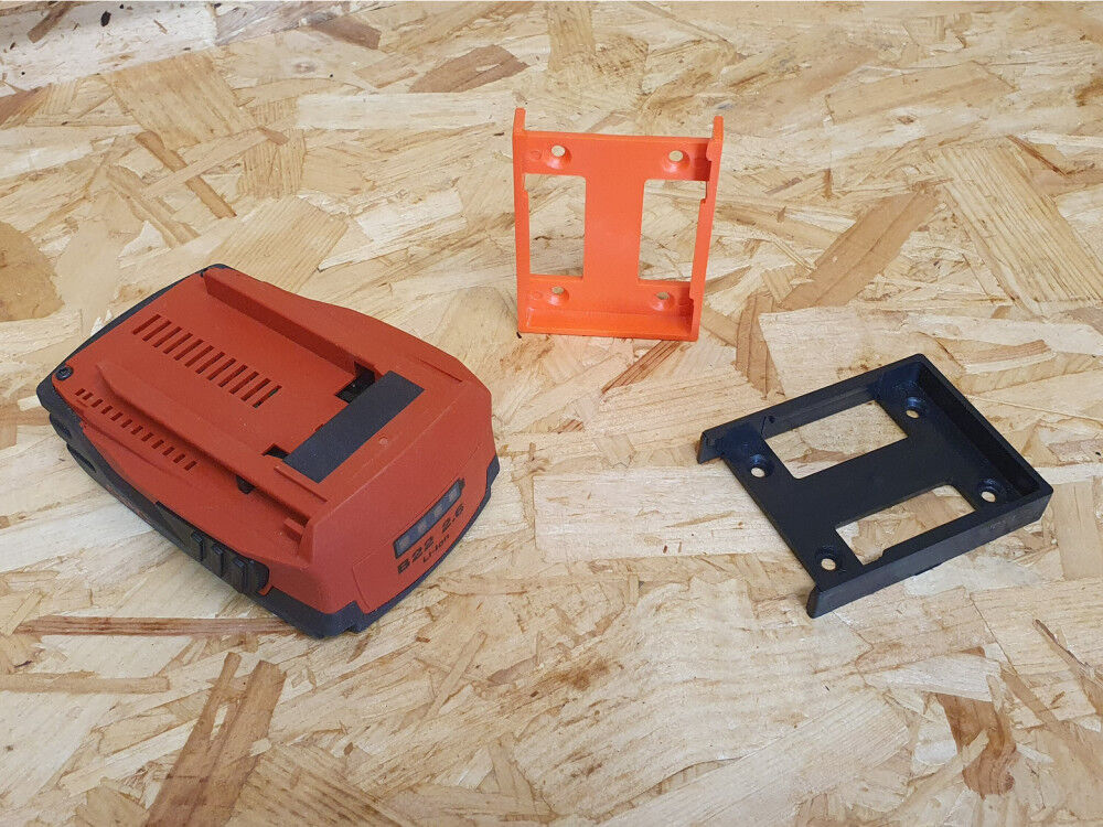 Battery Mounts for Hilti 6pk Orange BM-HT22-ORG-6