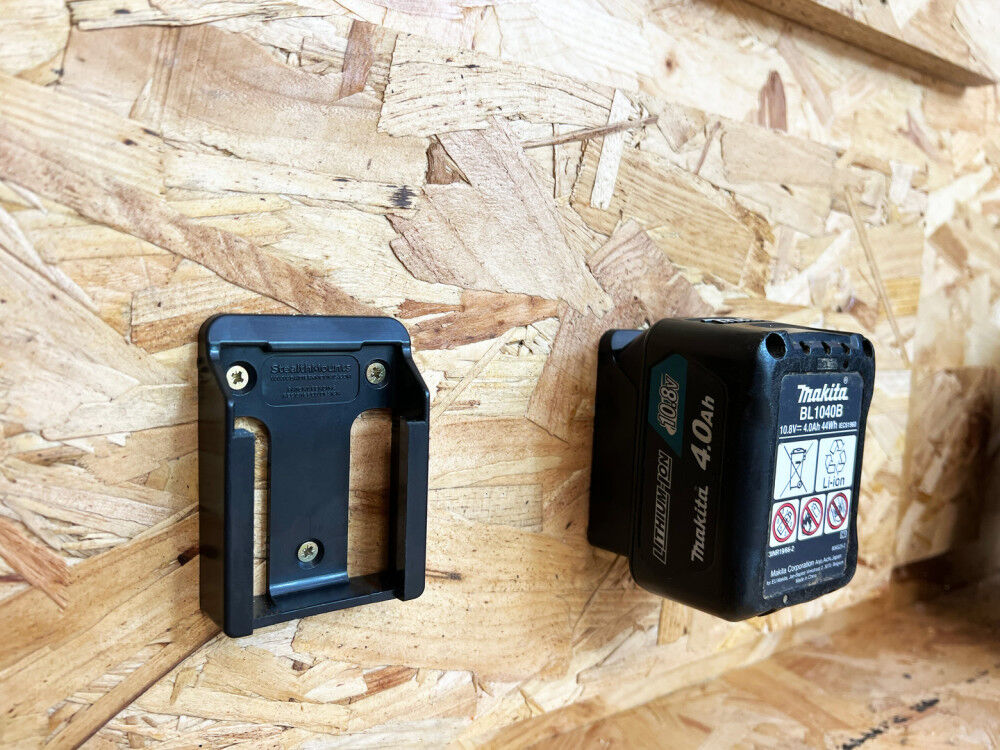 Battery Mounts for Makita 12v CXT 6pk Black BM-MK12-BLK-6