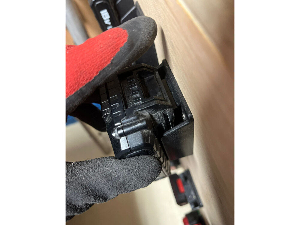 Battery Mounts for Stanley 18v/& Decker 18&20v/Porter Cable 20v 6pk Black BM-SBP-BLK-6