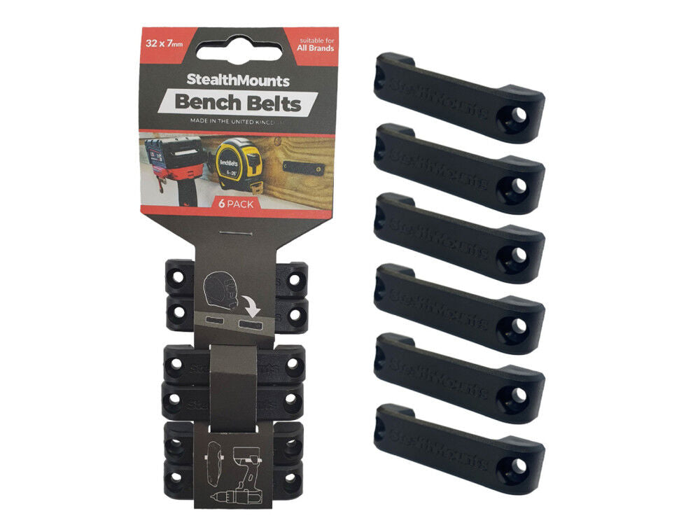 Bench Belt 6pk Black BB-BLK-6