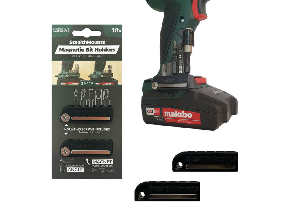 Bit Holder Metabo CAS 2pk Black BH-MT-BLK-2