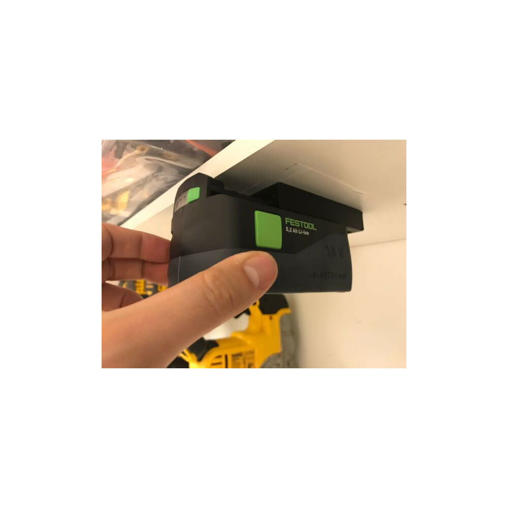 Black Battery Mount For 18V Batteries 6pk BM-FT18-BLK-6